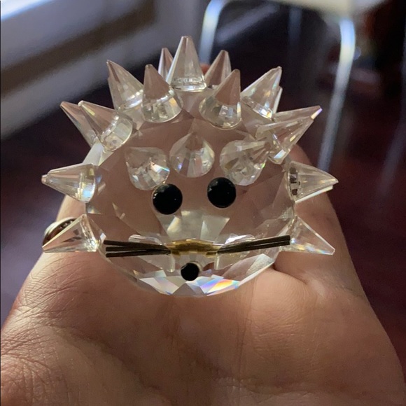 Small porcupine Swarovski crystal decor - Picture 1 of 3